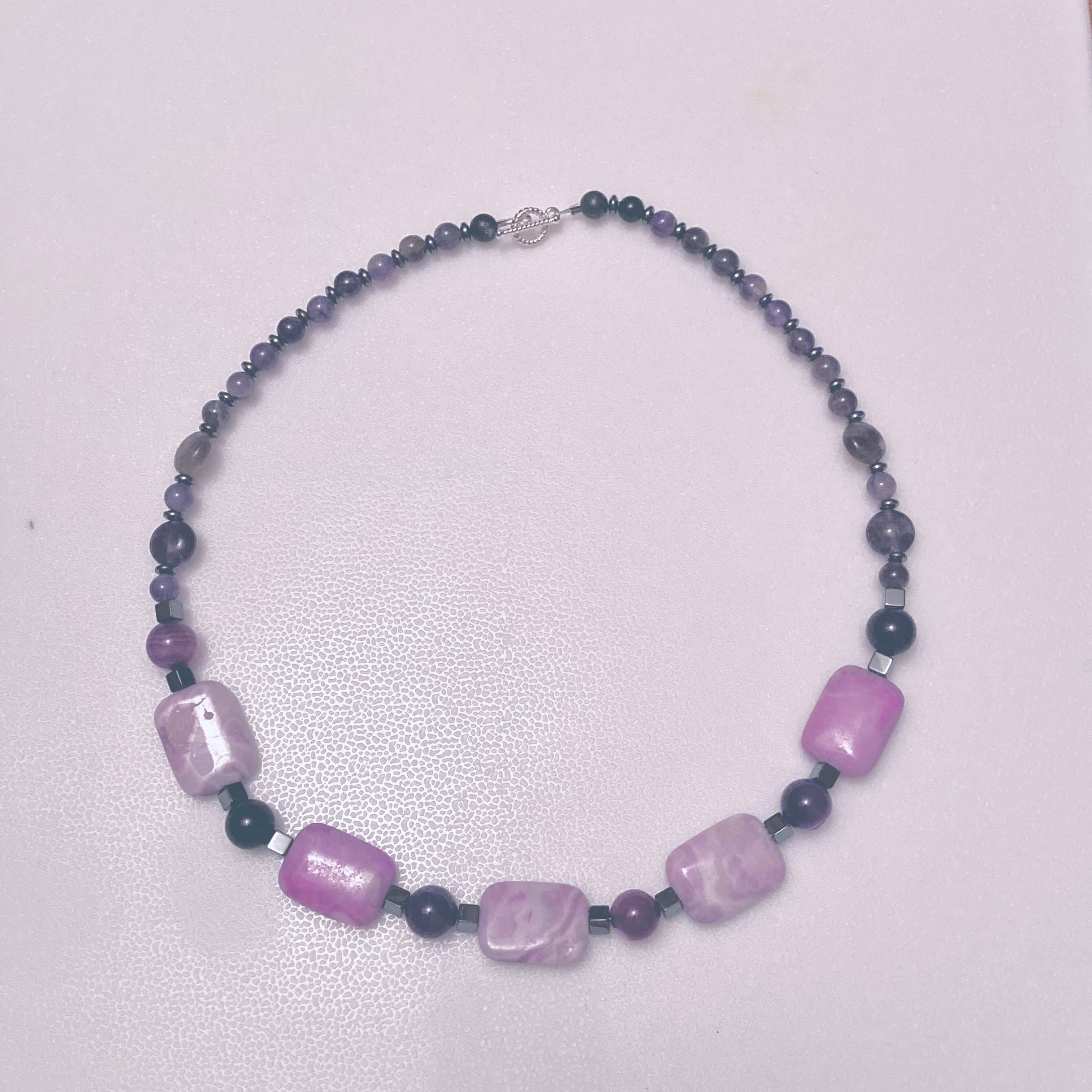 Amethyst necklace
