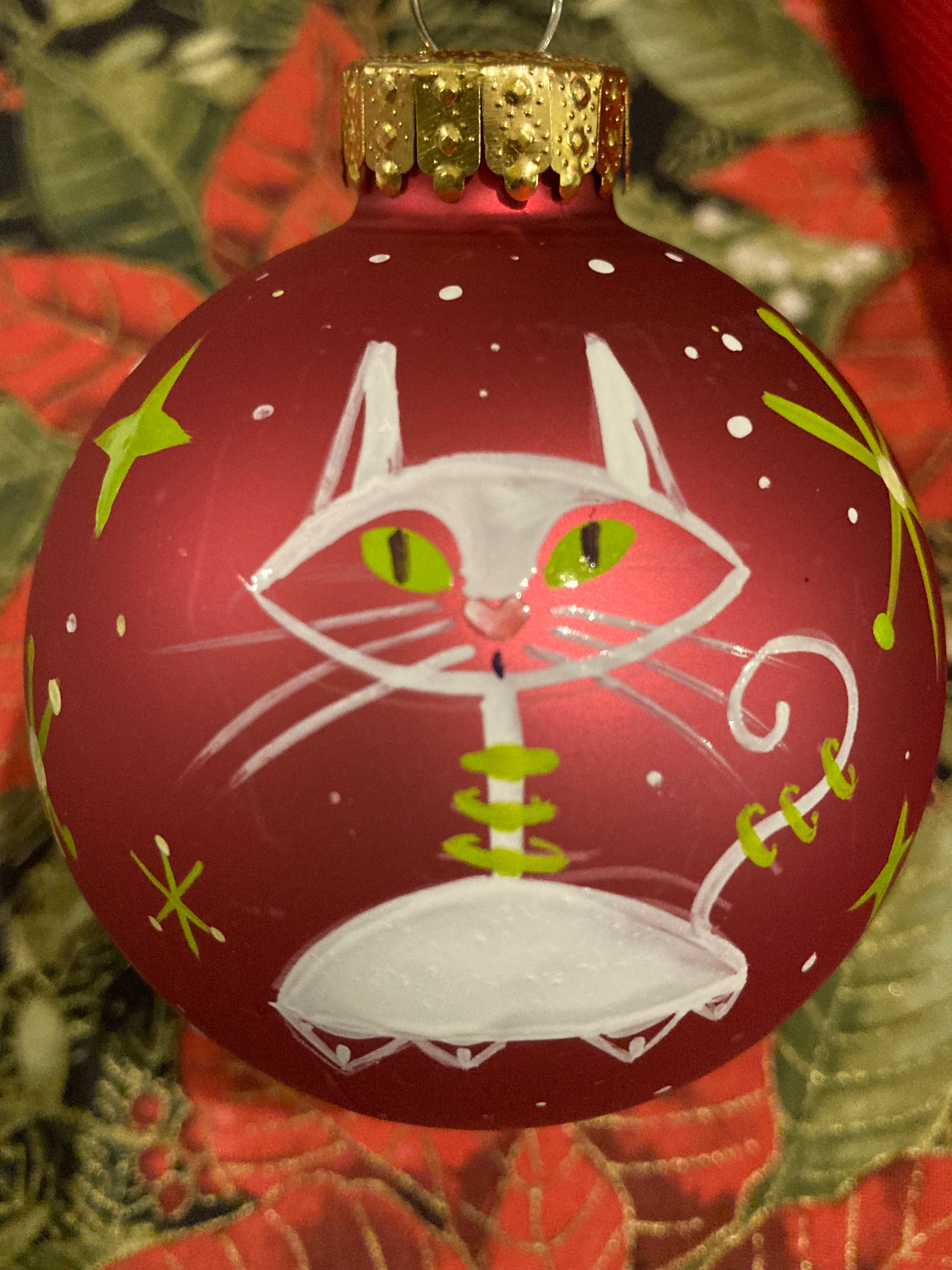 Ornament space cat